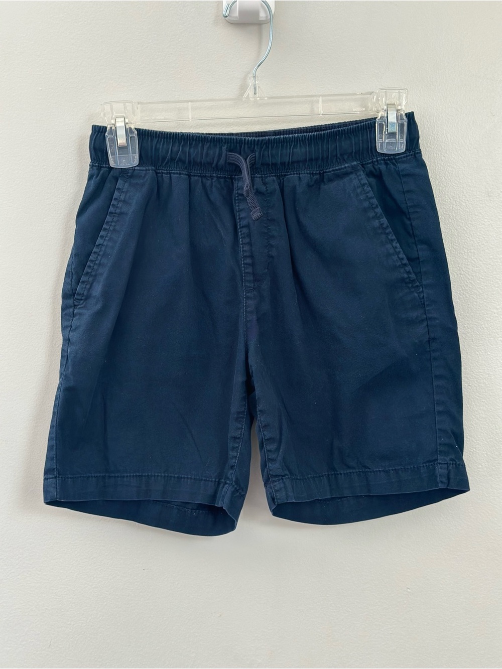 Old Navy Boys Navy Blue Pull-On Shorts Size L 10-12 Cotton